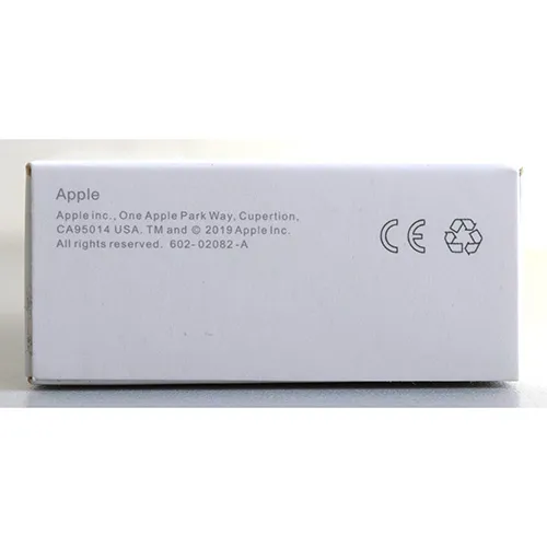 White battery charger with one USB-C output port, integrated with a mains plug.