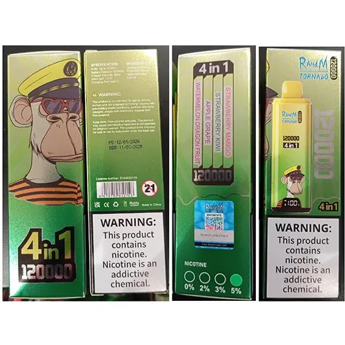 RAMdM TORNADO - Disposable electronic cigarette