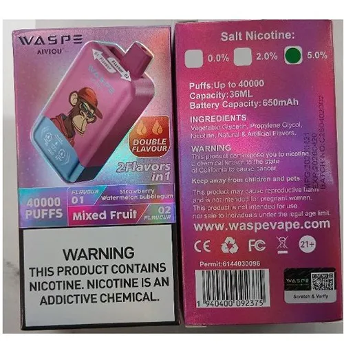 WASPE AIVIOU - Disposable electronic cigarette