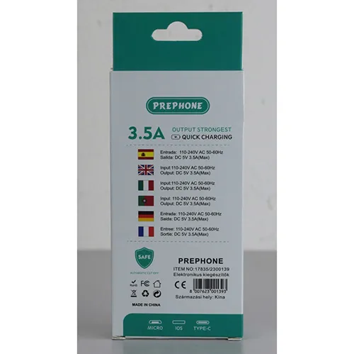 PREPHONE - USB charger