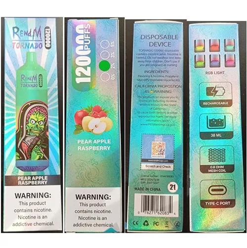 RENdM TORNADO - Disposable electronic cigarette