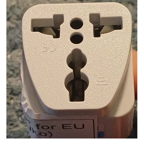 Travel Adapter for EU - Travel adaptor