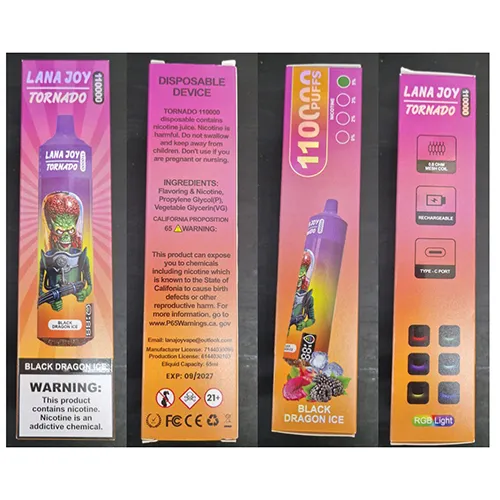 LANA JOY TORNADO - Disposable electronic cigarette