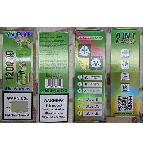 YouPuff BoCree - Disposable electronic cigarette