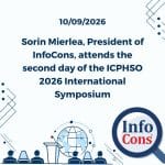 Sorin Mierlea , President of InfoCons Consumer Protection , attends the second day of the ICPHSO 2026 International Symposium