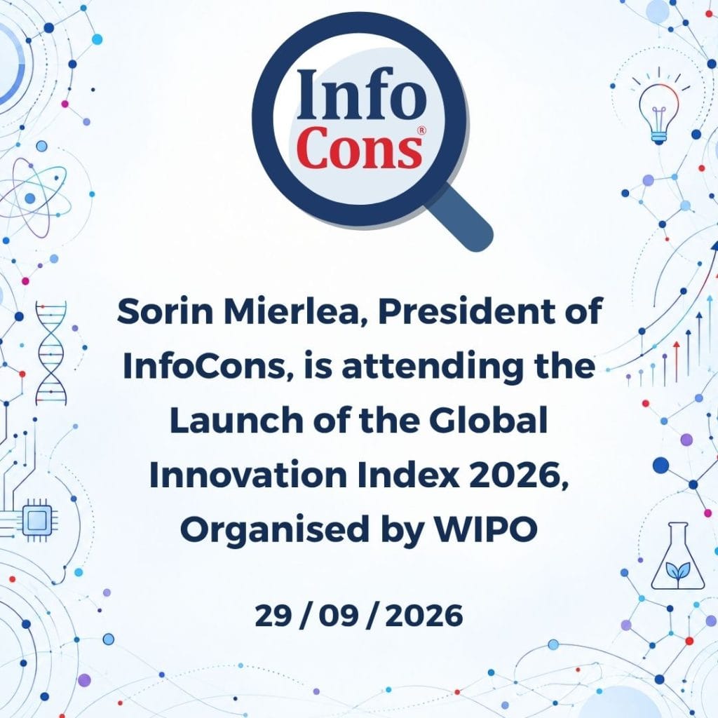 Sorin Mierlea , President of InfoCons Consumer Protection – Intellectual Property , is attending the Launch of the Global Innovation Index 2026, Organised by WIPO