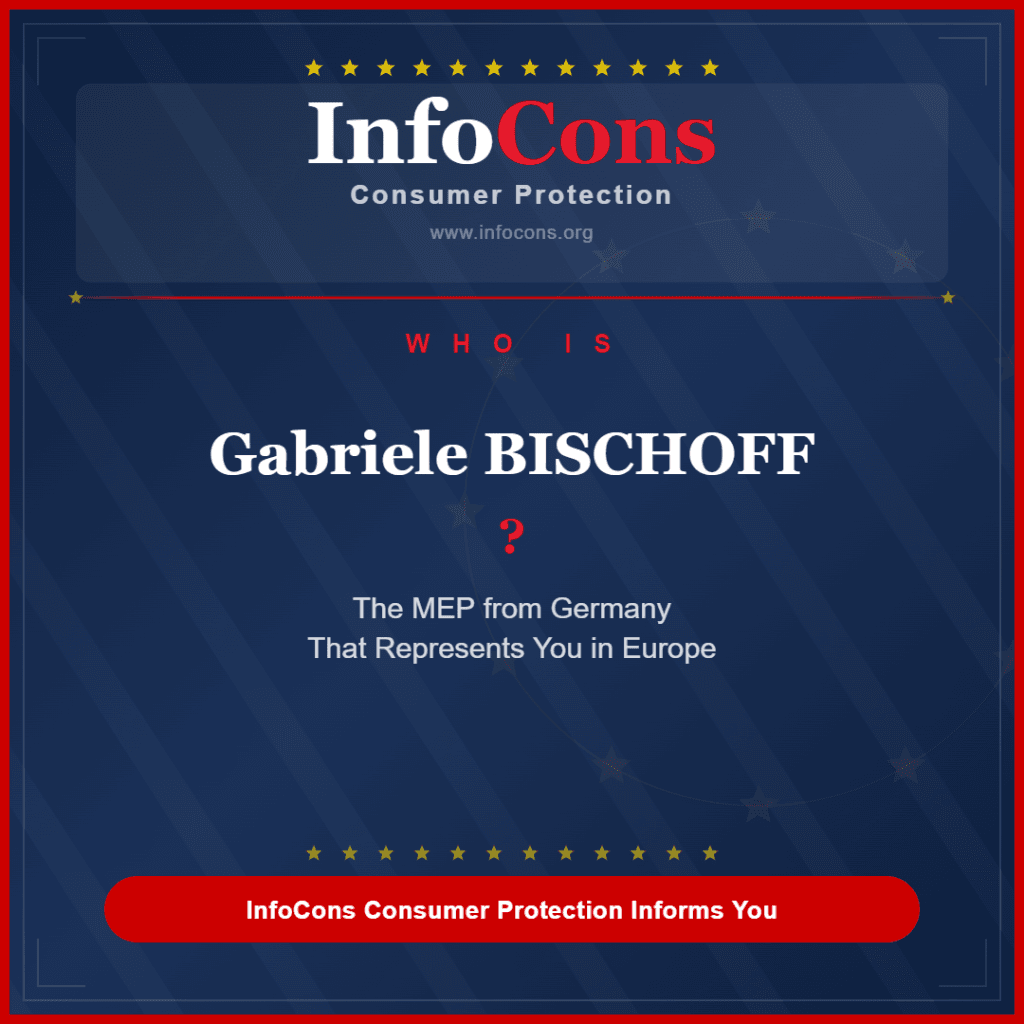 Who is Gabriele BISCHOFF - The MEP from Germany That Represents You in Europe - InfoCons Consumer Protection Informs You