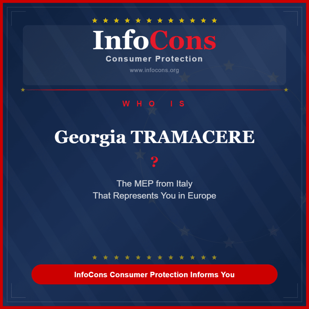 Who is Georgia TRAMACERE - The MEP from Italy That Represents You in Europe - InfoCons Consumer Protection Informs You