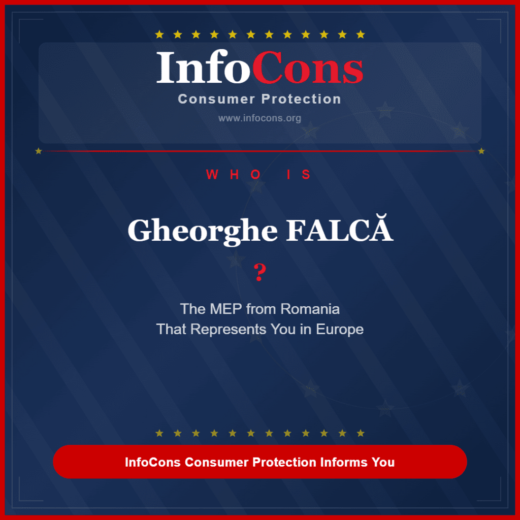 Who is Gheorghe FALCĂ ? The MEP from Romania That Represents You in Europe - InfoCons Consumer Protection Informs You