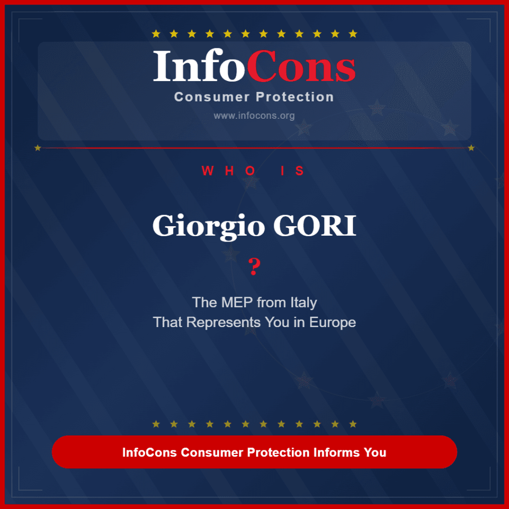 Who is Giorgio GORI ? The MEP from Italy That Represents You in Europe - InfoCons Consumer Protection Informs You