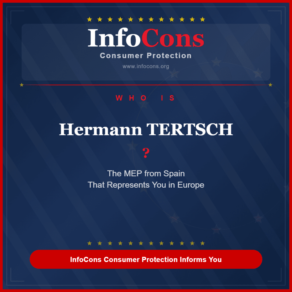 Who is Hermann TERTSCH The MEP from Spain That Represents You in Europe - InfoCons Consumer Protection Informs You