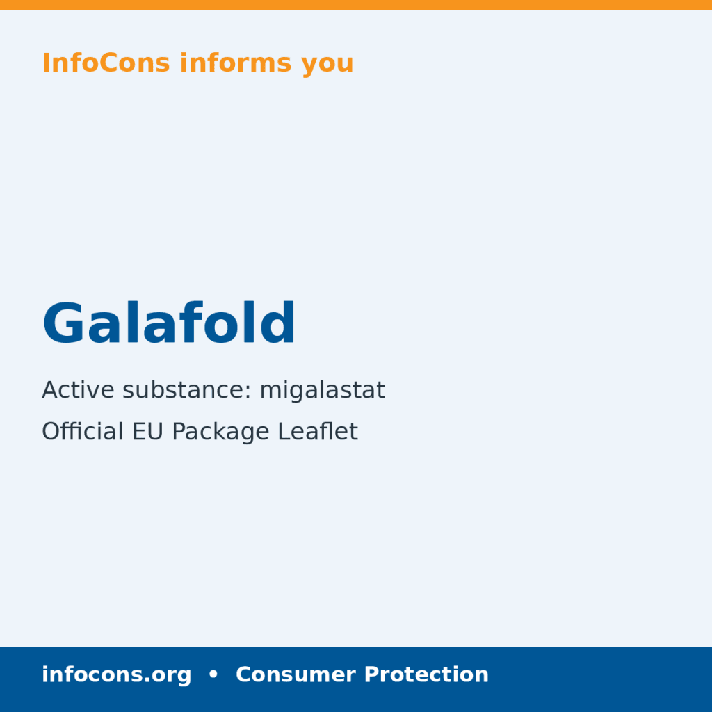 Galafold - Package Leaflet - InfoCons