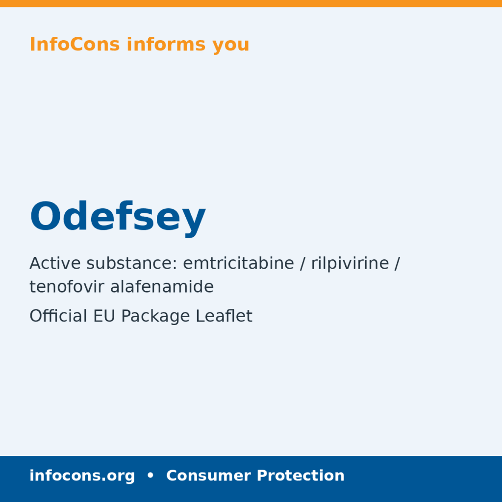 Odefsey - Package Leaflet - InfoCons