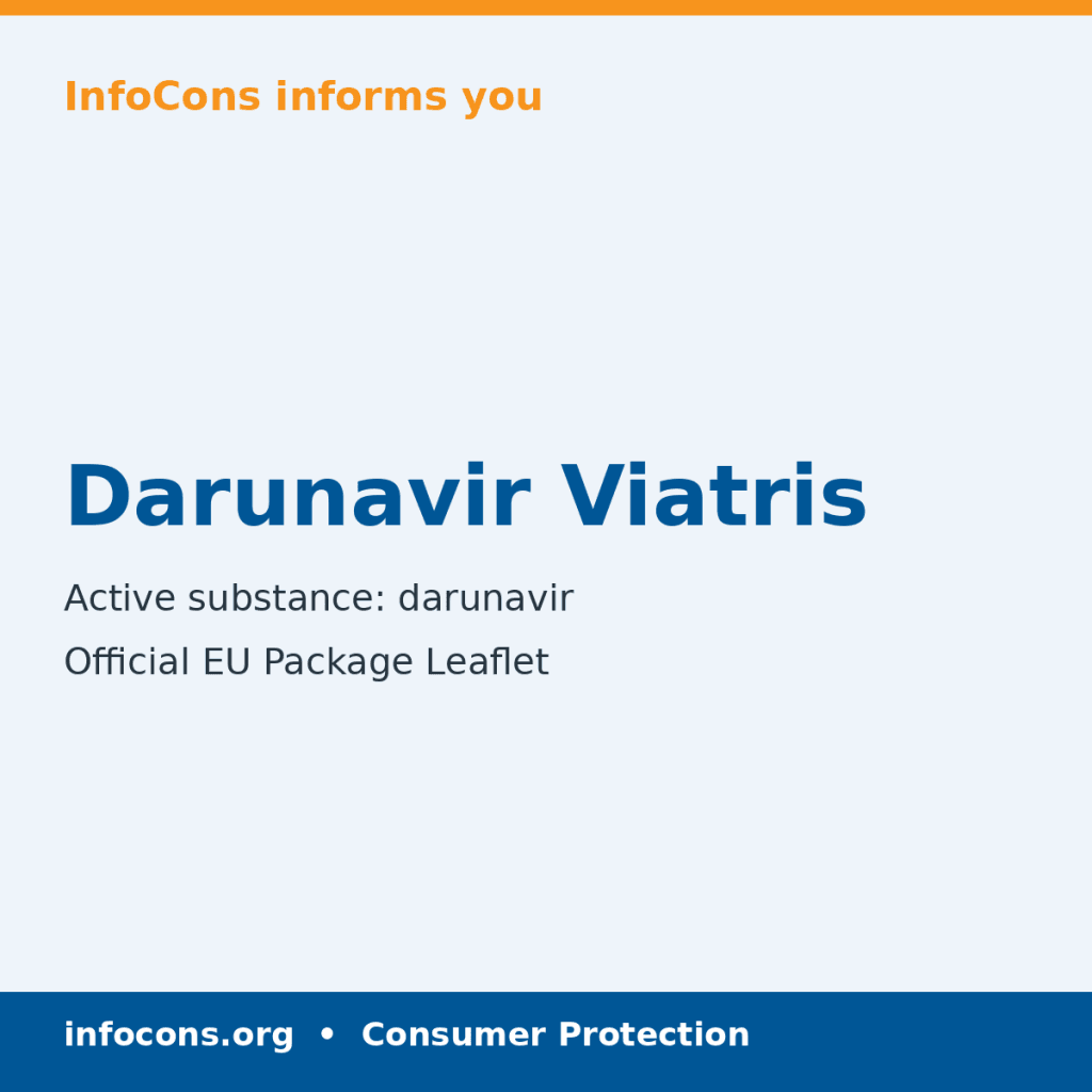 Darunavir Viatris - Package Leaflet - InfoCons