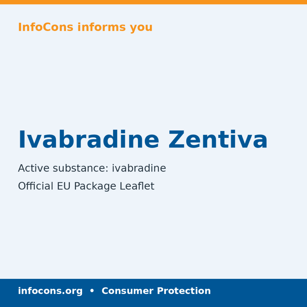 Ivabradine Zentiva - Package Leaflet - InfoCons