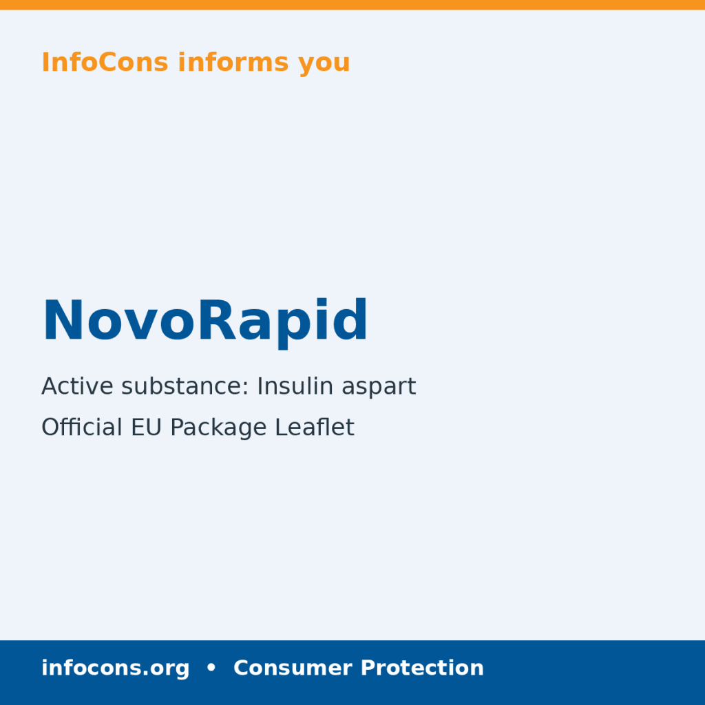 NovoRapid - Package Leaflet - InfoCons