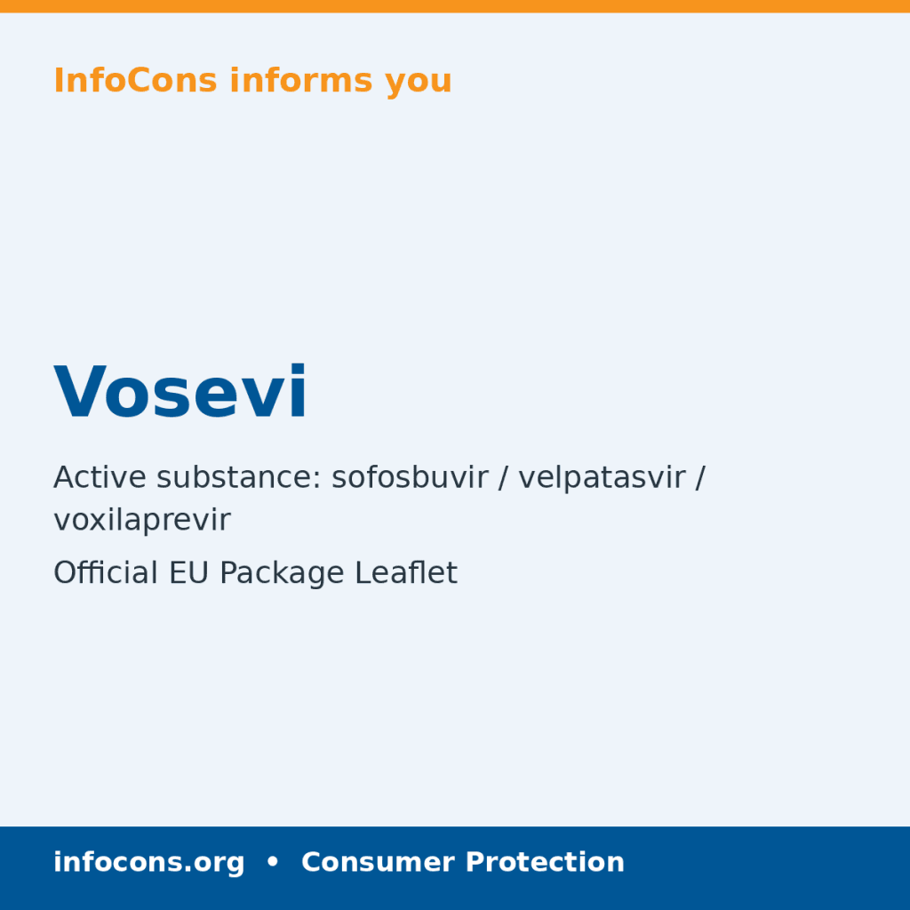 Vosevi - Package Leaflet - InfoCons