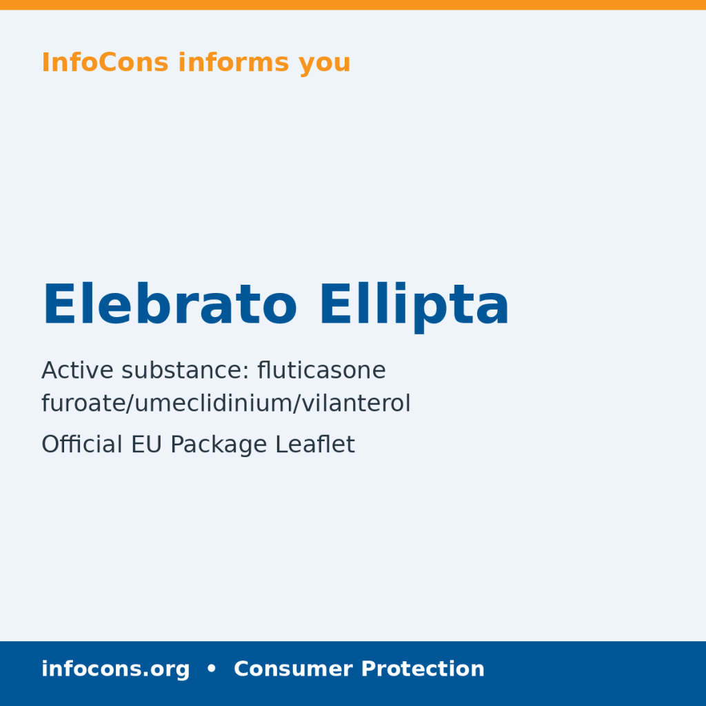 Elebrato Ellipta - Package Leaflet - InfoCons
