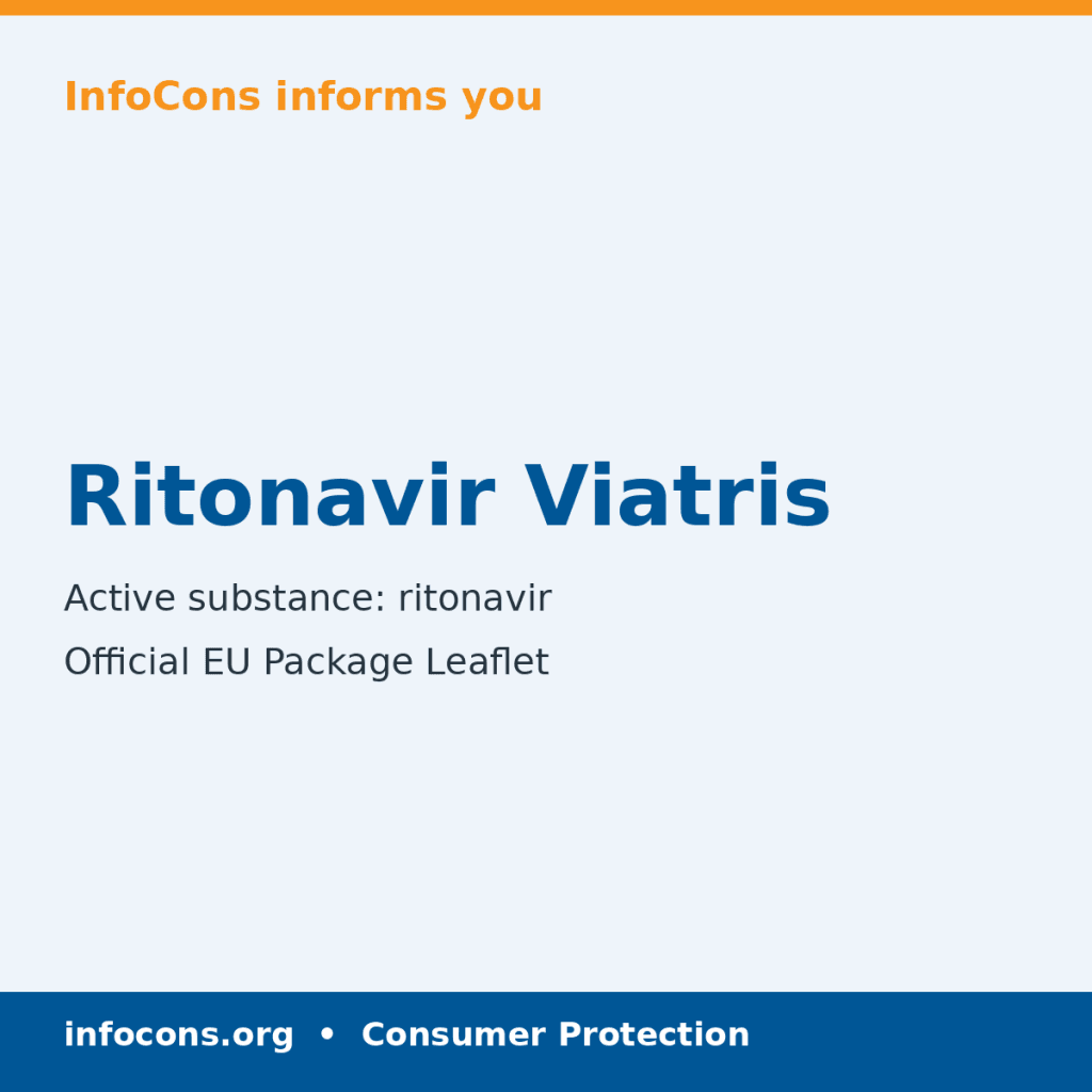 Ritonavir Viatris - Package Leaflet - InfoCons