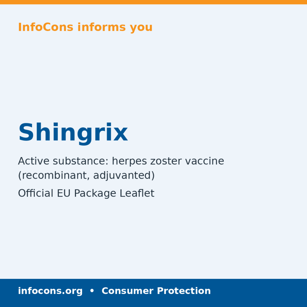 Shingrix - Package Leaflet - InfoCons