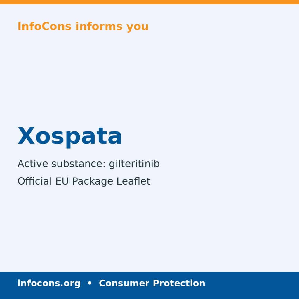 Xospata - Package Leaflet - InfoCons