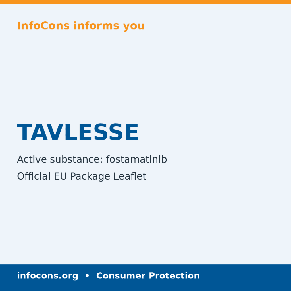 TAVLESSE - Package Leaflet - InfoCons