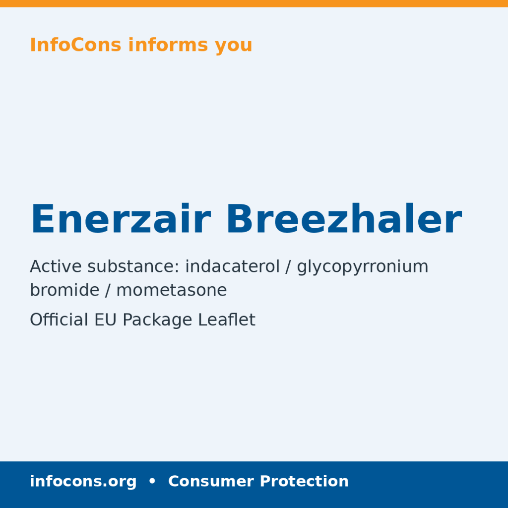 Enerzair Breezhaler - Package Leaflet - InfoCons