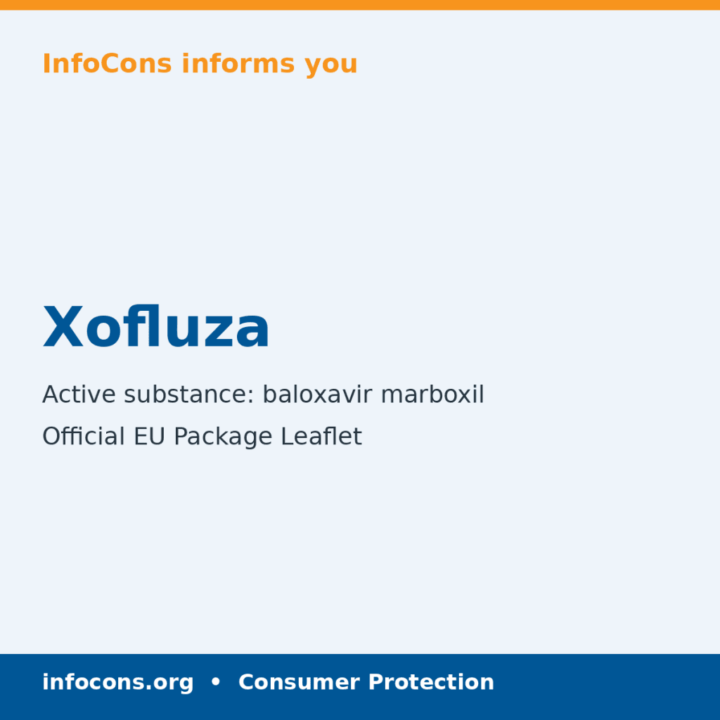 Xofluza - Package Leaflet - InfoCons