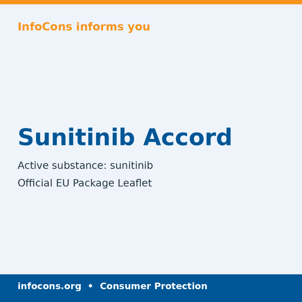 Sunitinib Accord - Package Leaflet - InfoCons