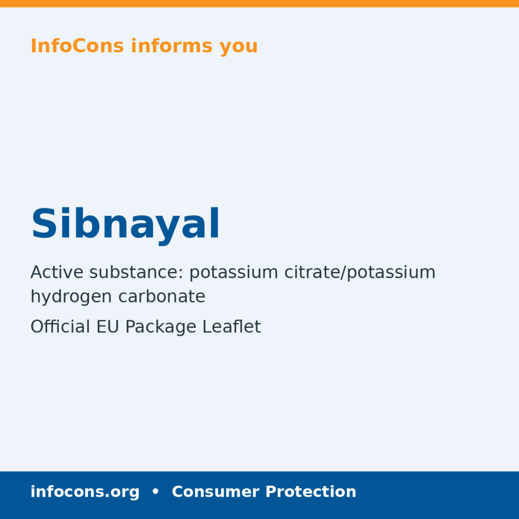 Sibnayal - Package Leaflet - InfoCons