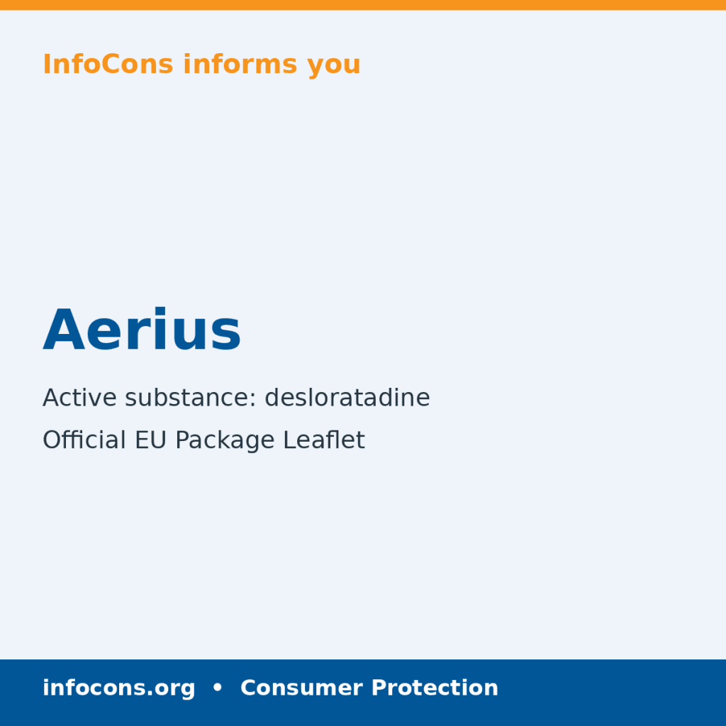 Aerius - Package Leaflet - InfoCons