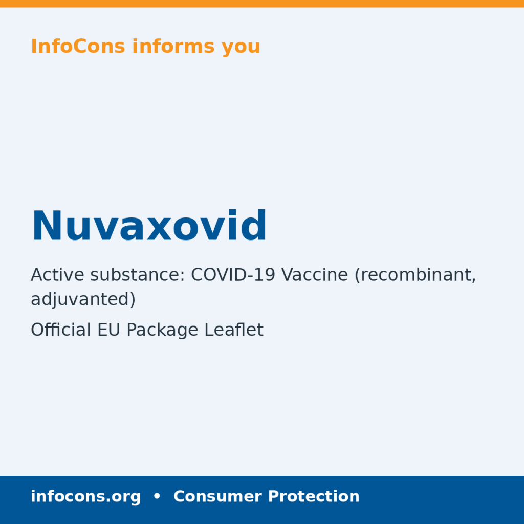 Nuvaxovid - Package Leaflet - InfoCons