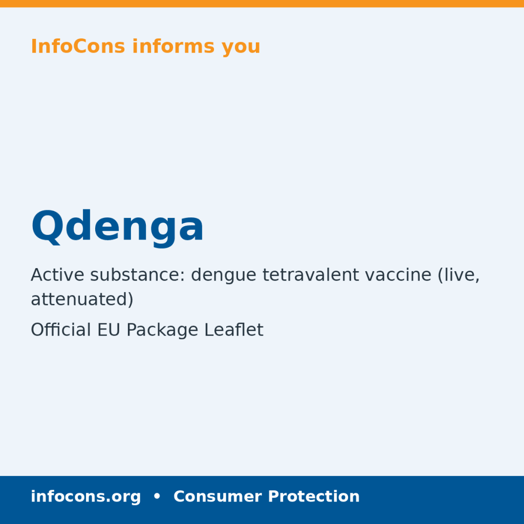Qdenga - Package Leaflet - InfoCons