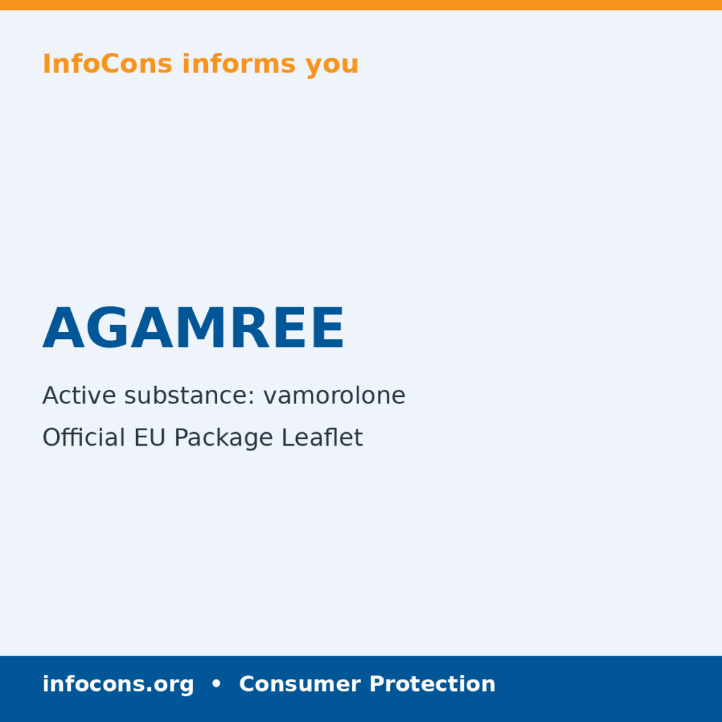 AGAMREE - Package Leaflet - InfoCons