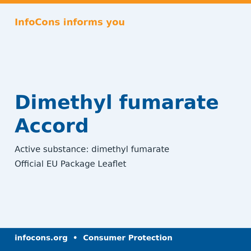 Dimethyl fumarate Accord - Package Leaflet - InfoCons