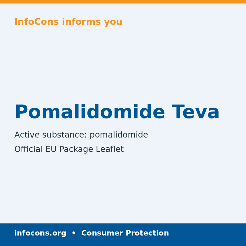 Pomalidomide Teva - Package Leaflet - InfoCons