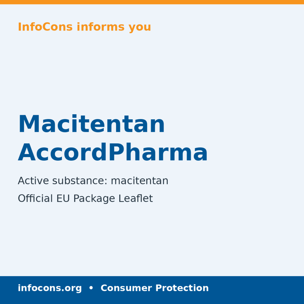 Macitentan AccordPharma - Package Leaflet - InfoCons