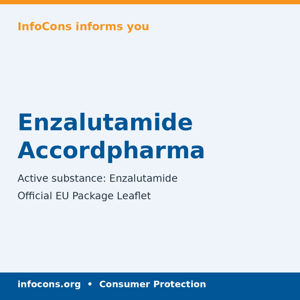 Enzalutamide Accordpharma - Package Leaflet - InfoCons