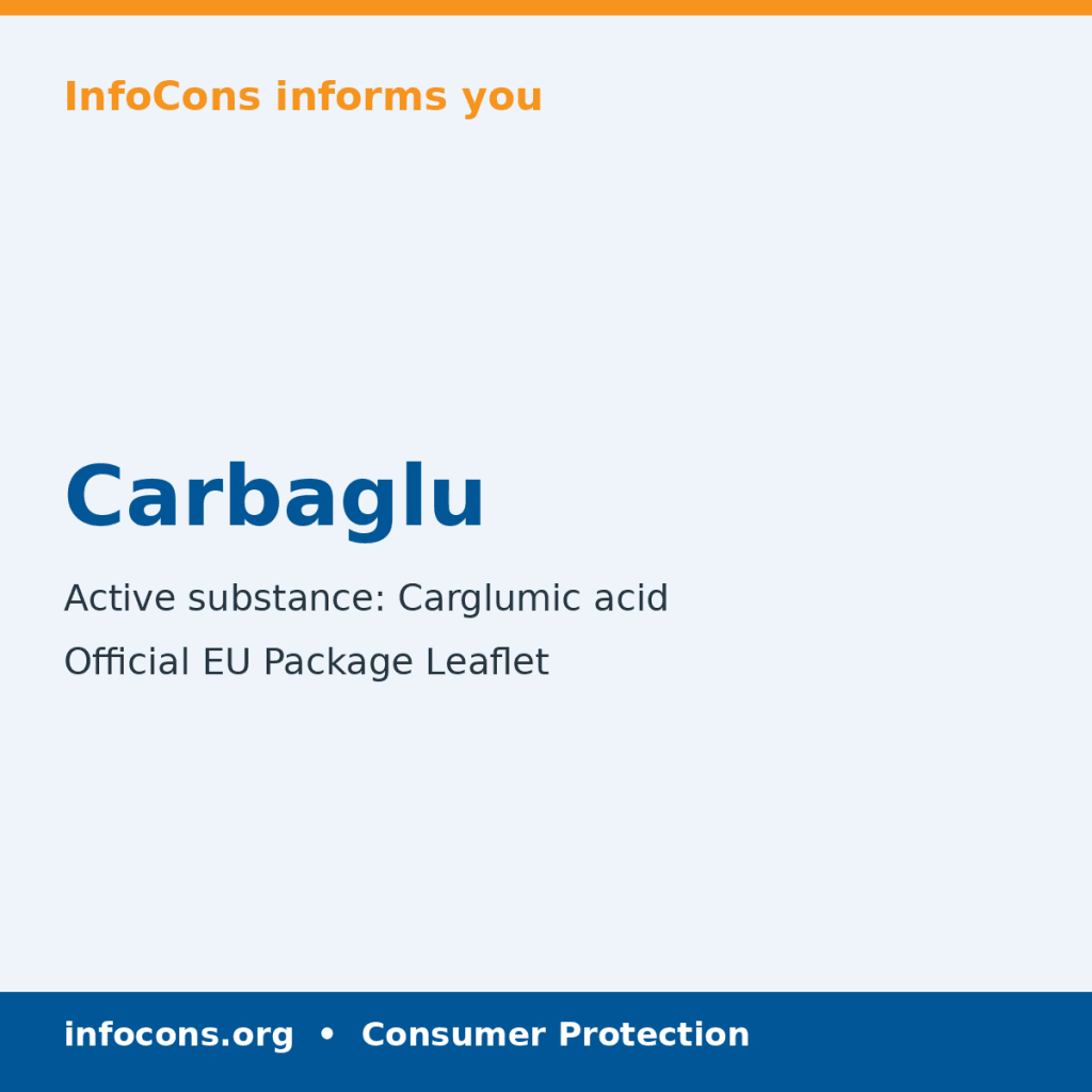Carbaglu - Package Leaflet - InfoCons