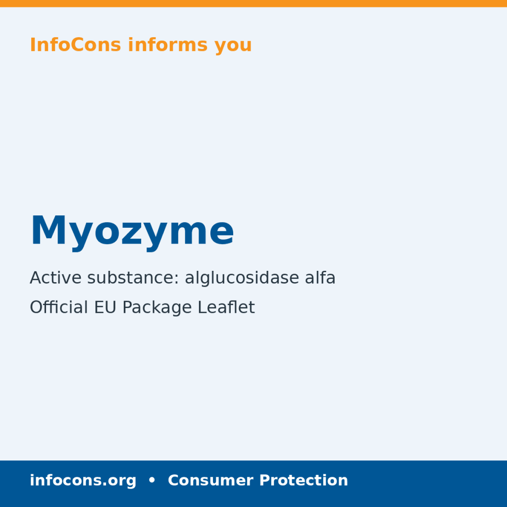 Myozyme - Package Leaflet - InfoCons