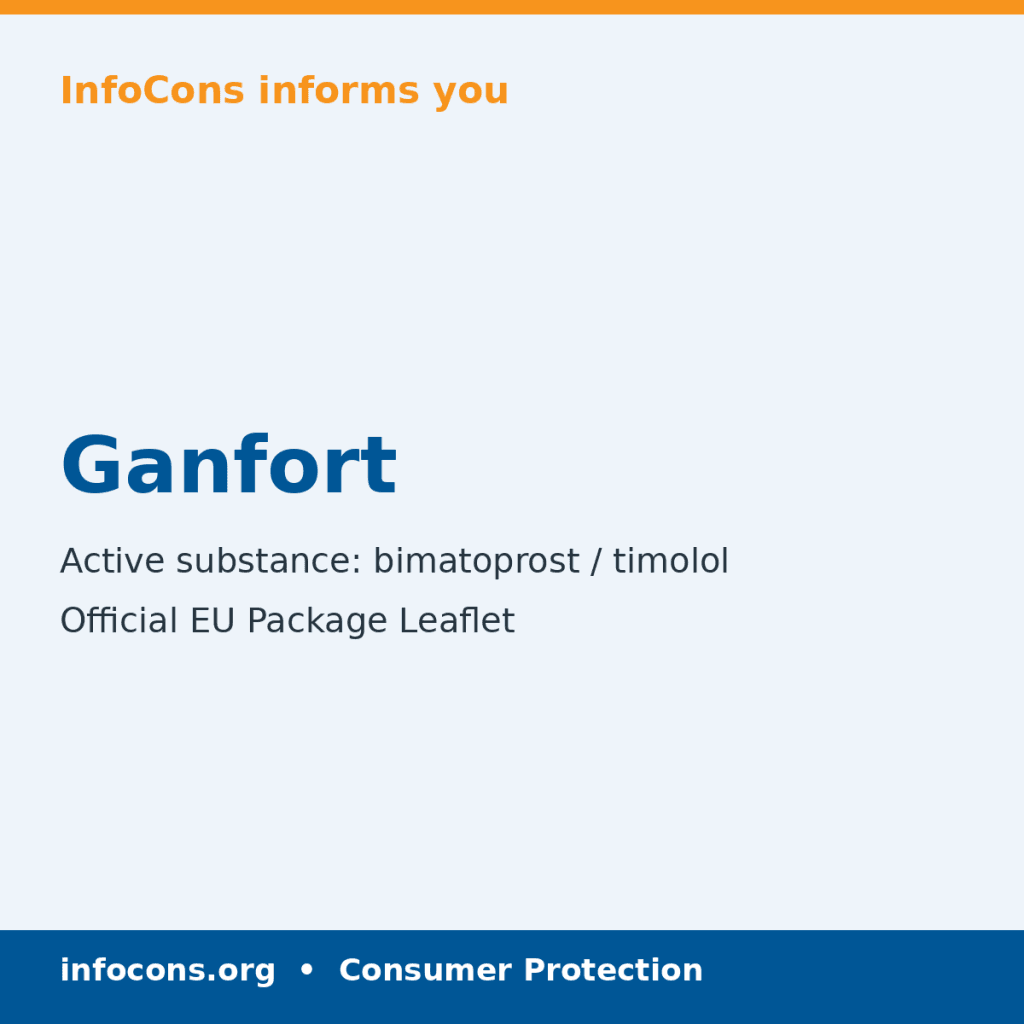 Ganfort - Package Leaflet - InfoCons