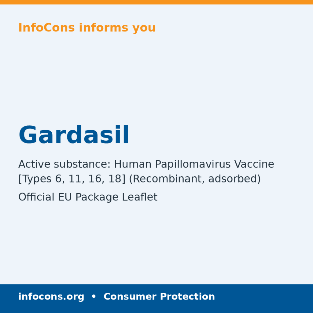 Gardasil - Package Leaflet - InfoCons