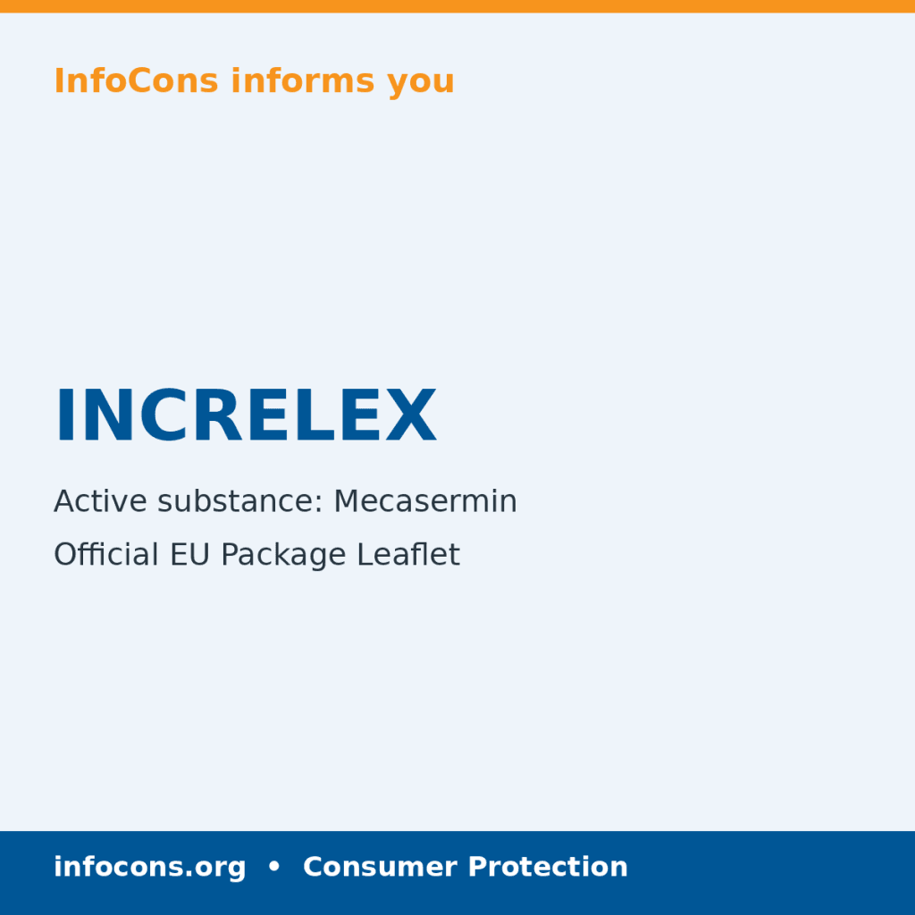 INCRELEX - Package Leaflet - InfoCons