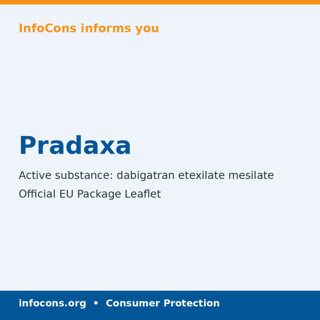 Pradaxa - Package Leaflet - InfoCons