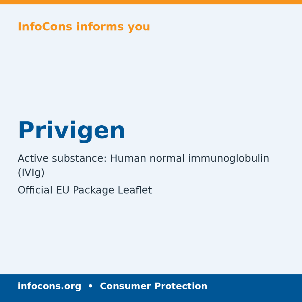 Privigen - Package Leaflet - InfoCons