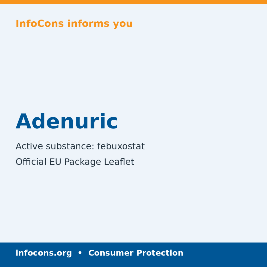 Adenuric - Package Leaflet - InfoCons