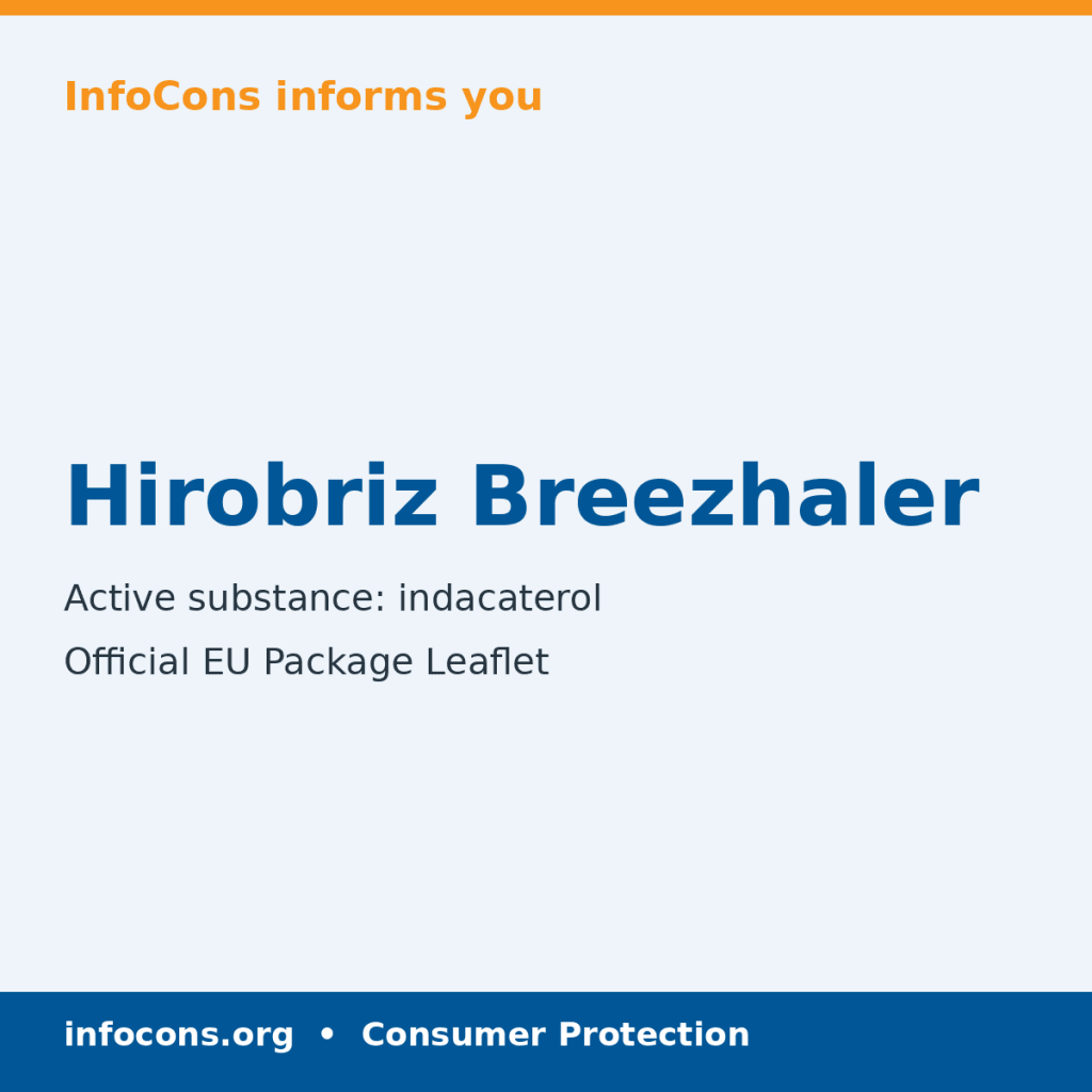 Hirobriz Breezhaler - Package Leaflet - InfoCons