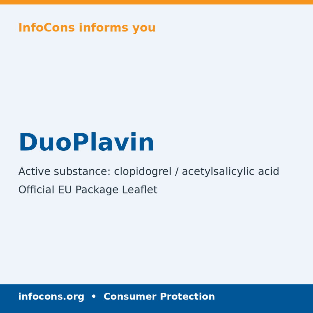 DuoPlavin - Package Leaflet - InfoCons