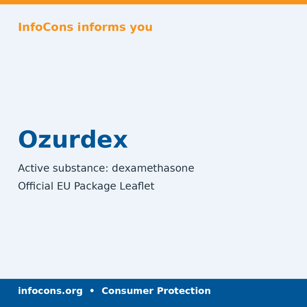 Ozurdex - Package Leaflet - InfoCons