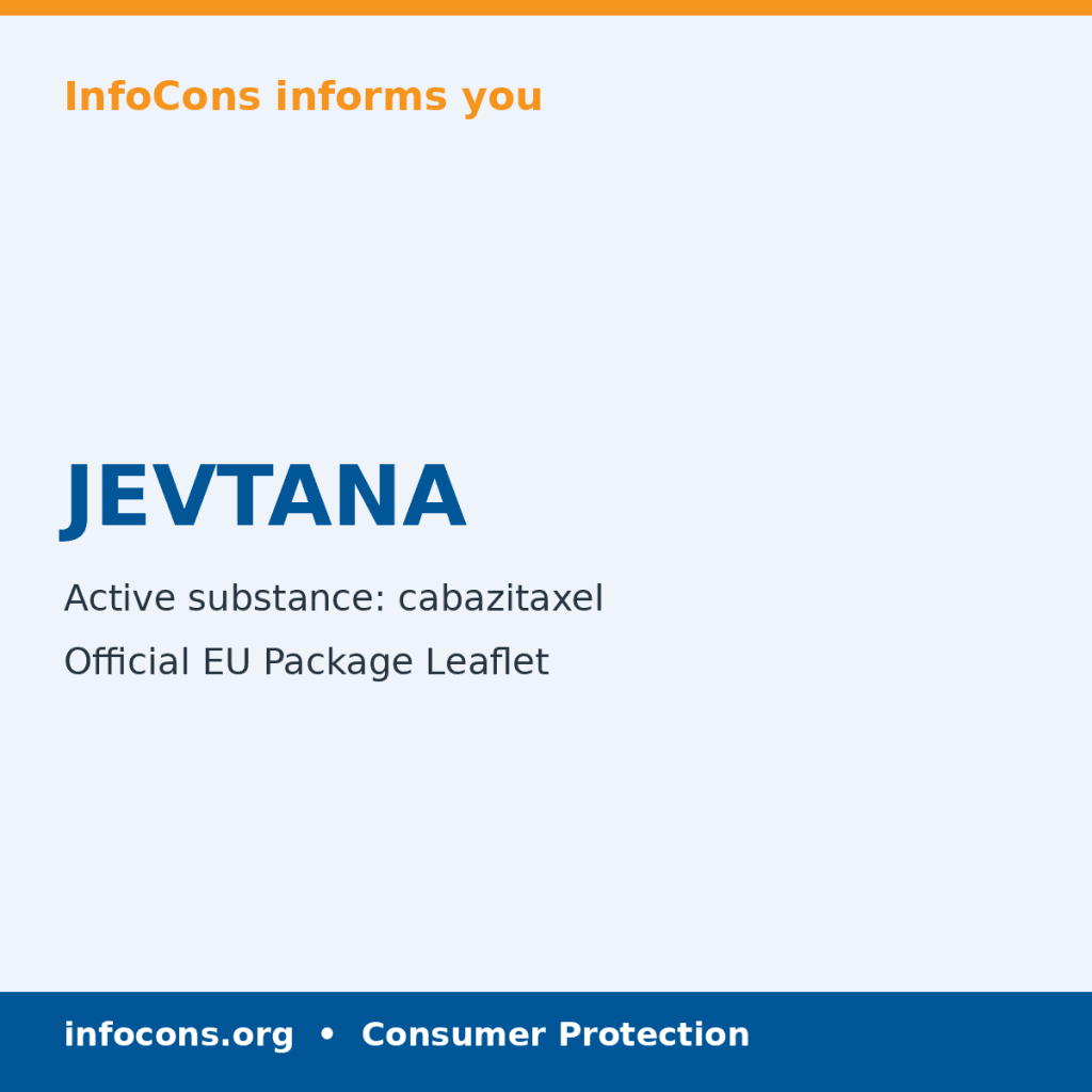 JEVTANA - Package Leaflet - InfoCons